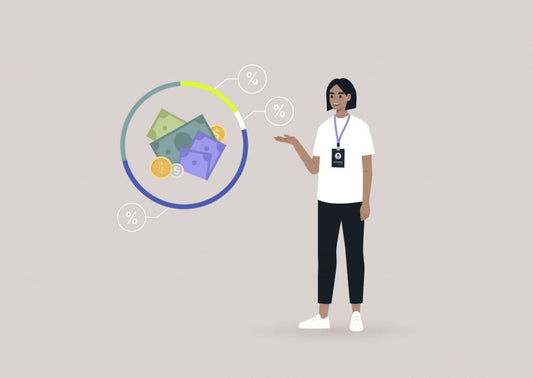person planning business strategy illustration