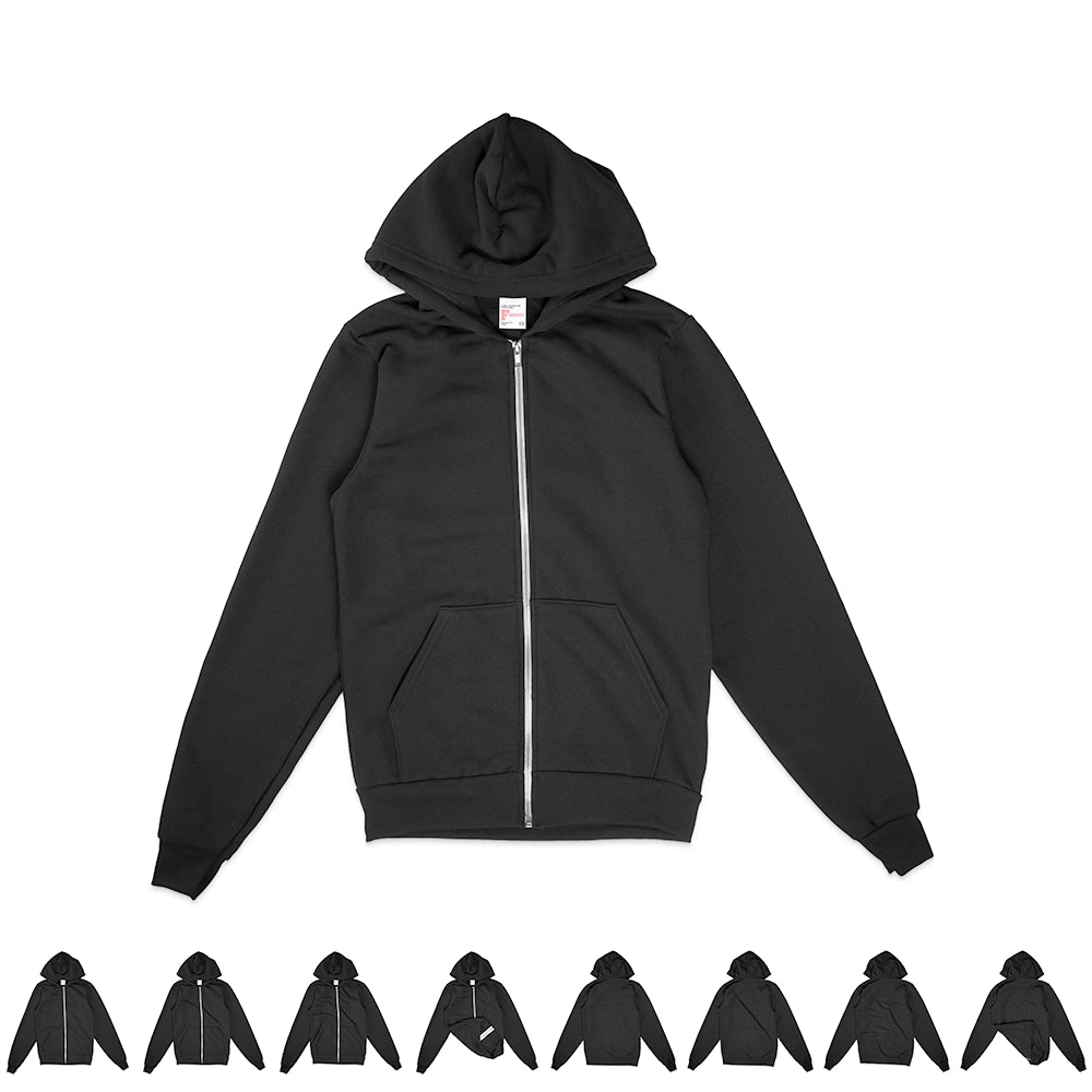 Los Angeles Apparel F97 Flex Fleece Zip Up Hoodie