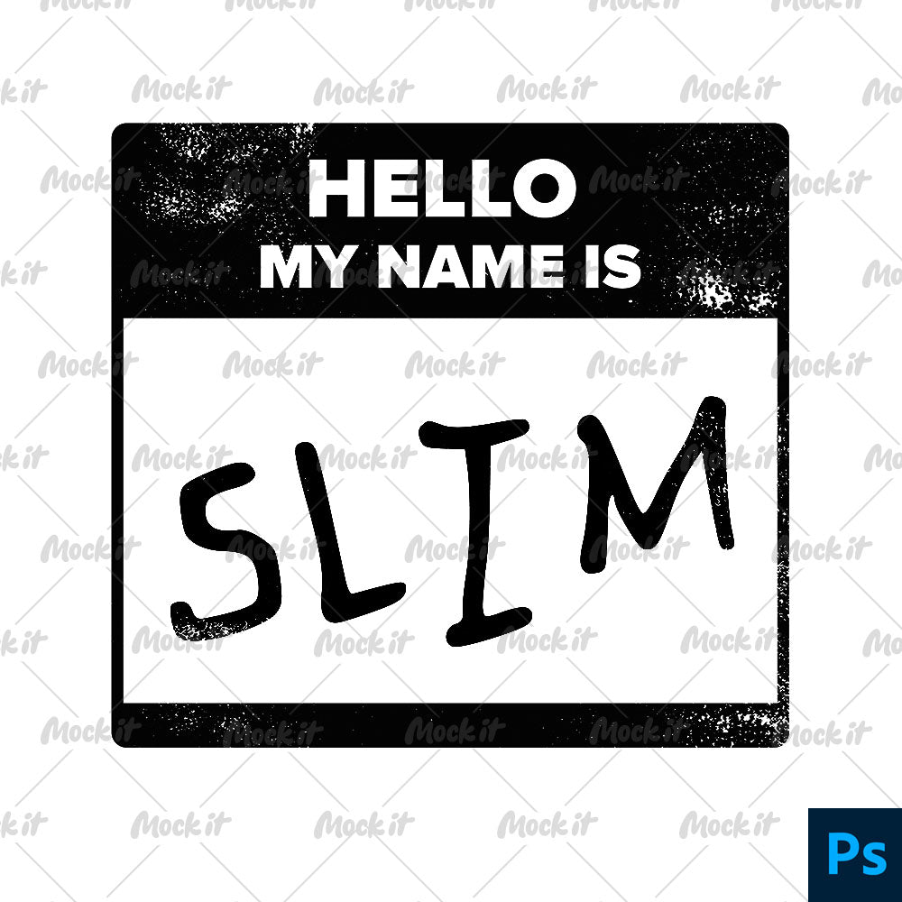 My Name Is Merch Design