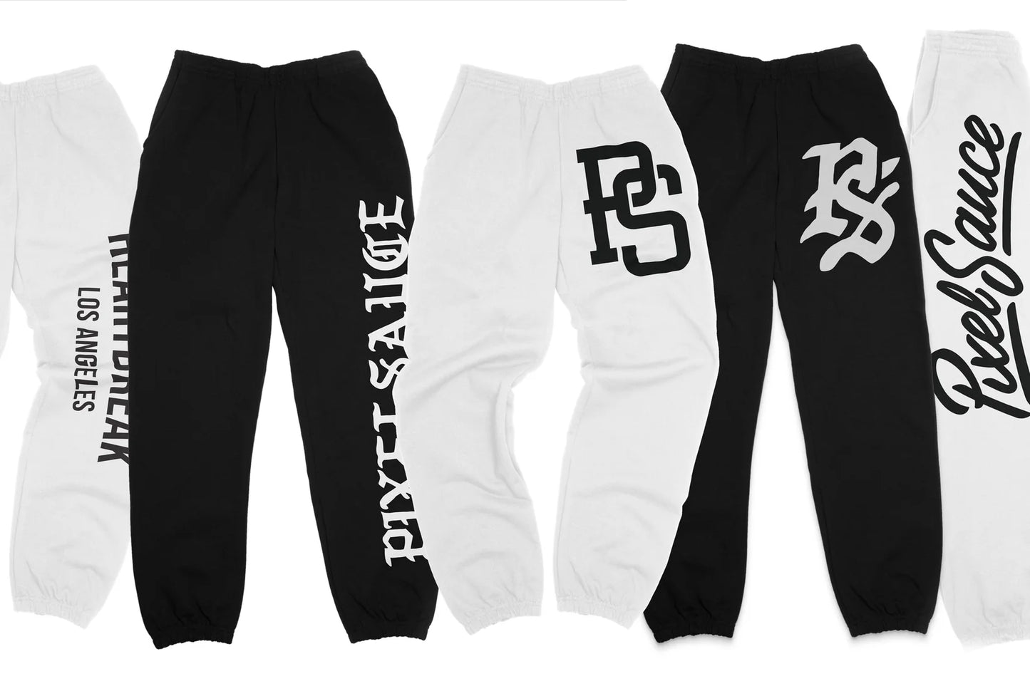 Los Angeles Apparel HF04 Heavy Fleece Pants Mockups