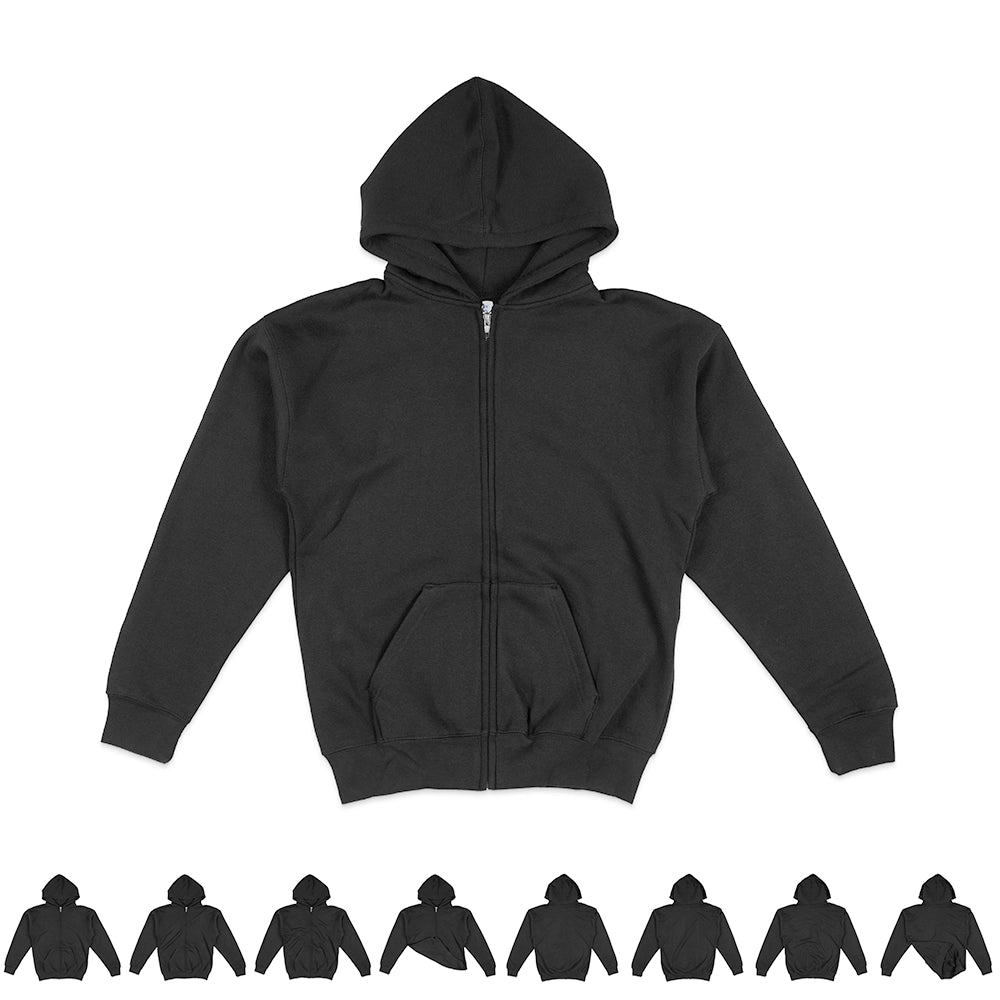 Tee Styled TS9504 Men's Heavyweight YKK Zip Hoodie