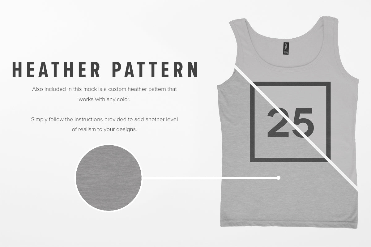 Anvil Knitwear 882L Women’s Lightweight Tank Mockups
