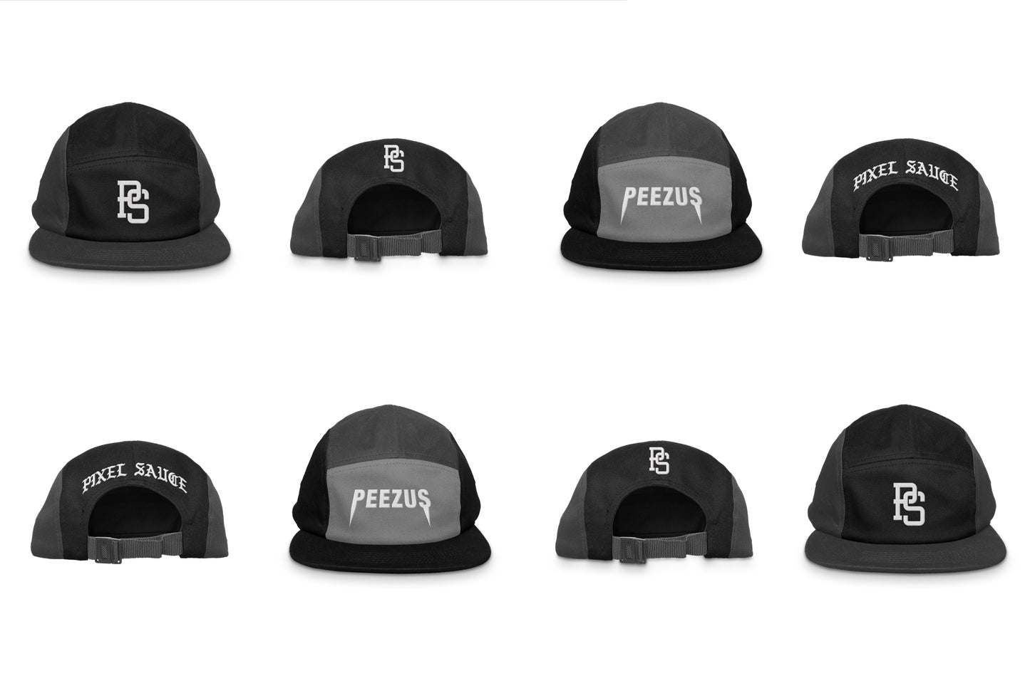 5 Panel Hat Mockups
