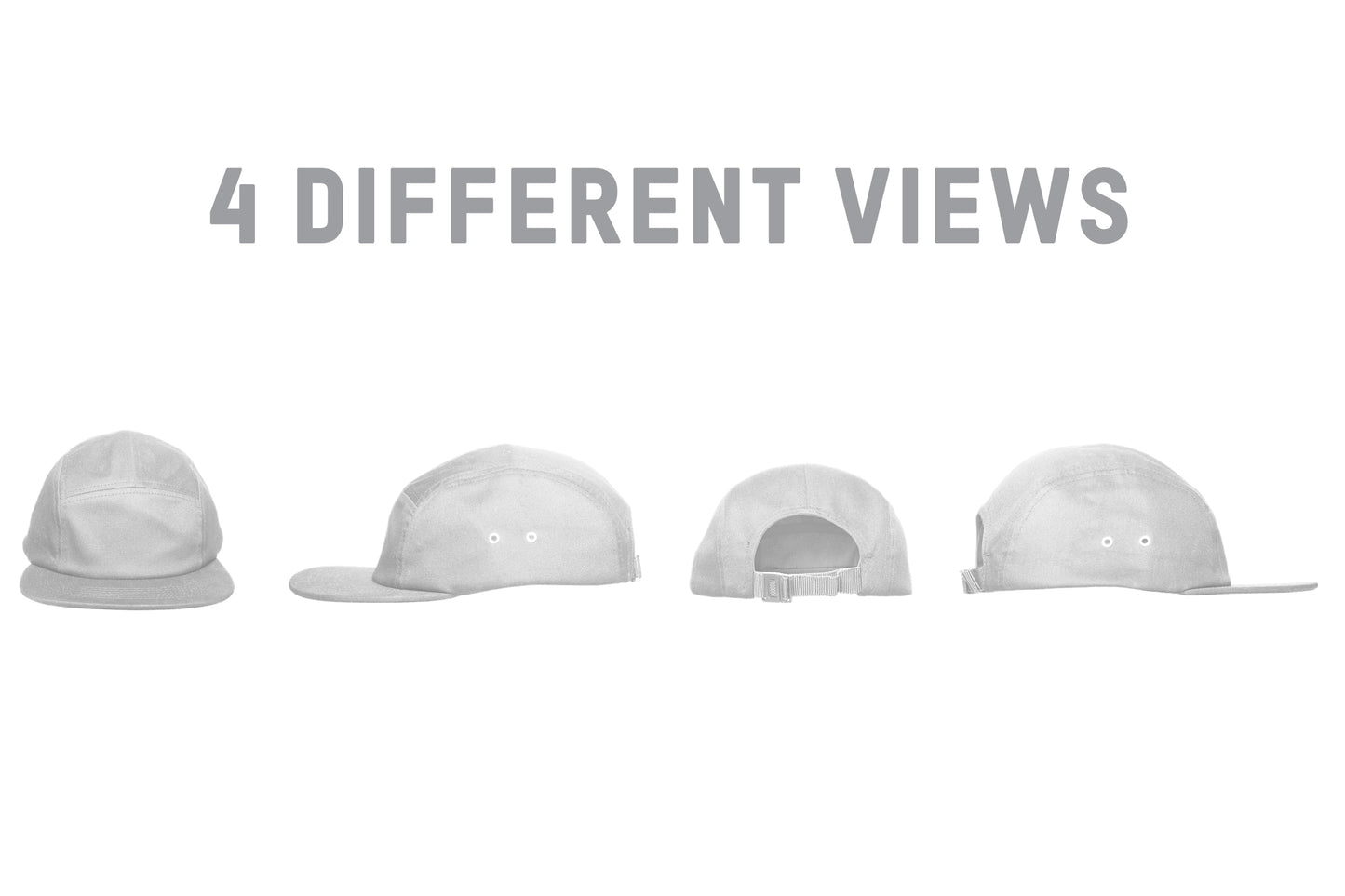 5 Panel Hat Mockups