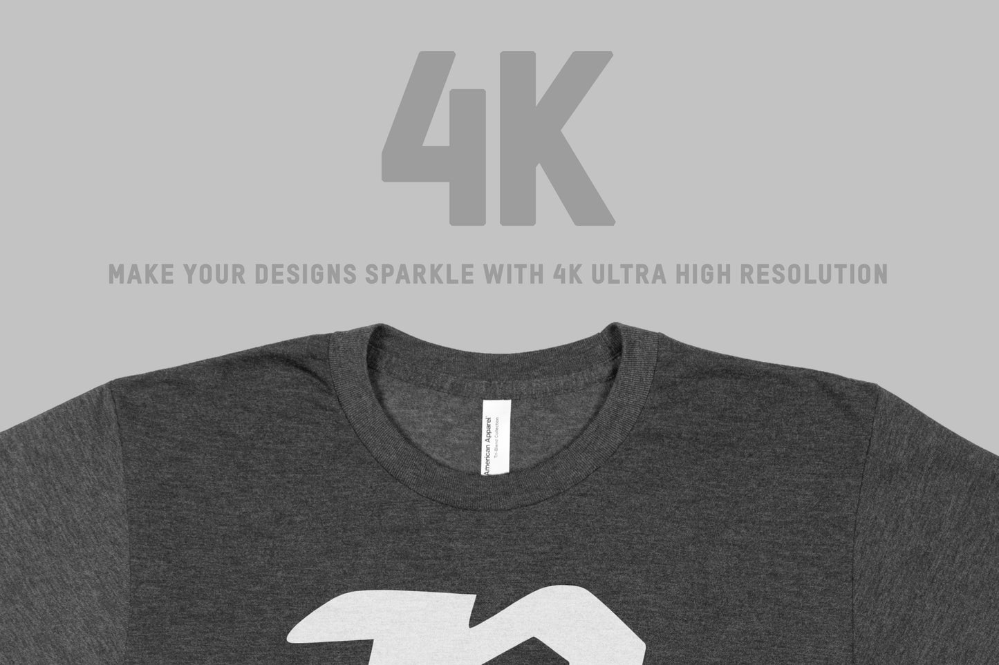 American Apparel TR401 Triblend Crewneck Track T-Shirt Mockups
