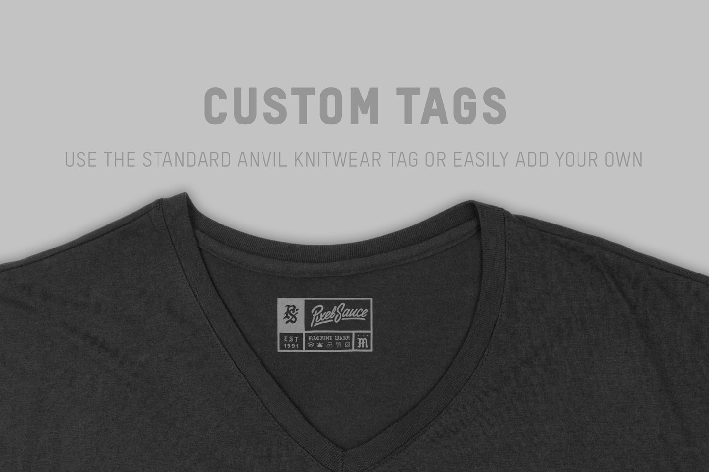 Anvil Knitwear 6750VL Women's Tri-Blend V-Neck T-Shirt Mockups