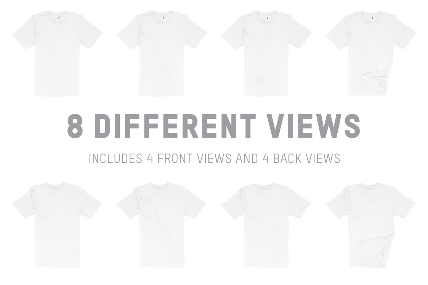 Anvil Knitwear 980 Adult Lightweight T-Shirt Mockups