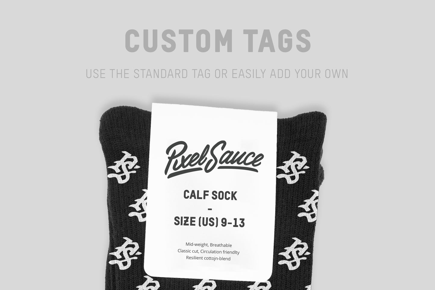 AS Colour 1203 Calf Socks Mockups
