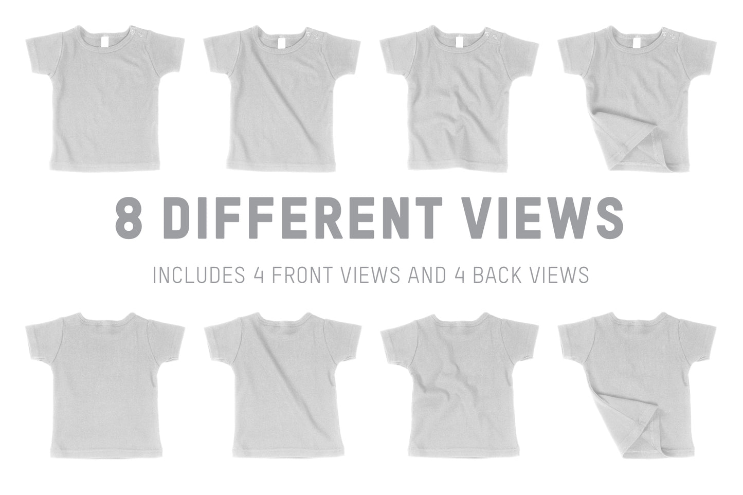 AS Colour 3001 Infant Wee Tee Mockups