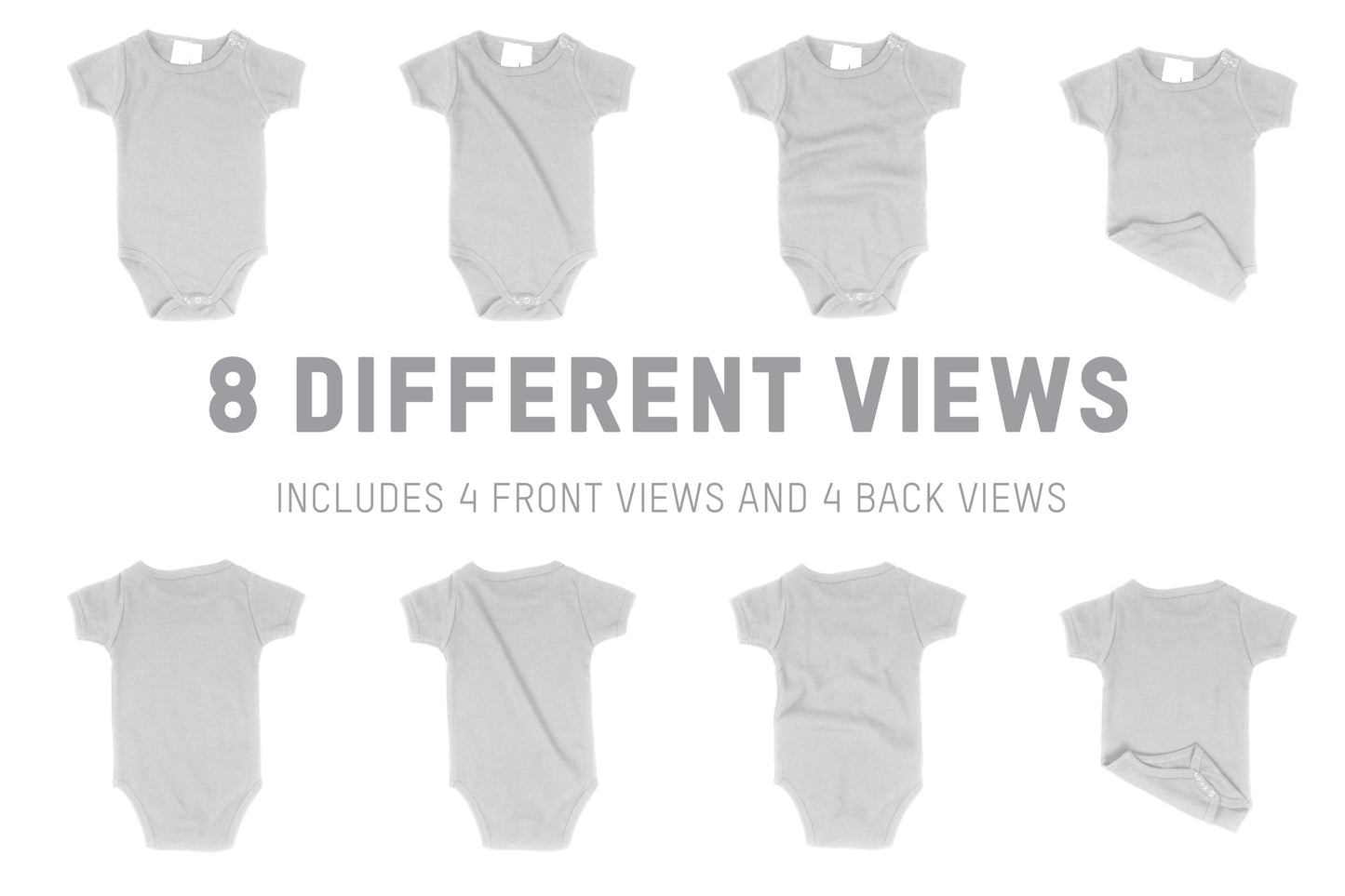 AS Colour 3003 Infant Mini-Me One-Piece Mockups