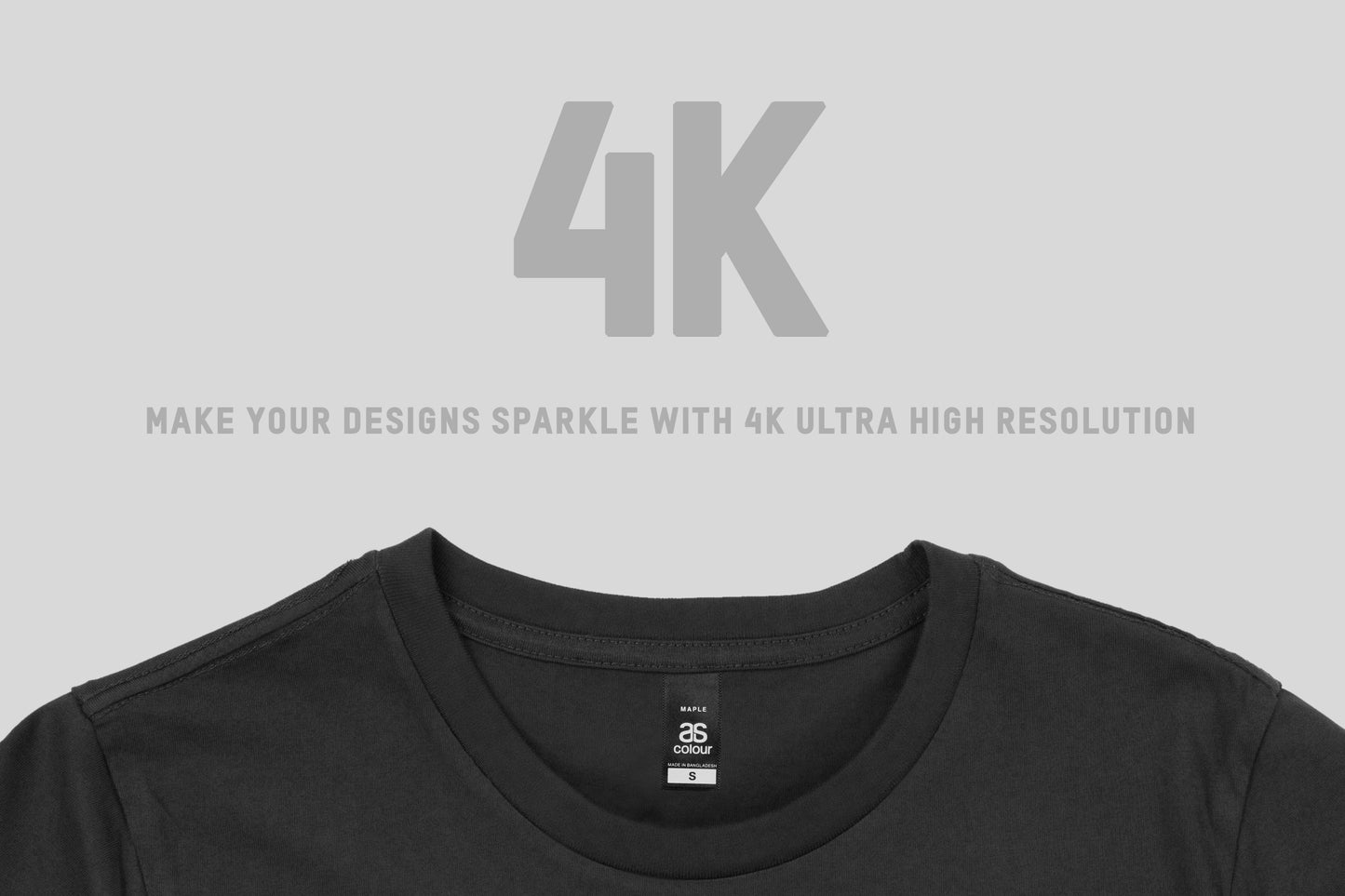 AS Colour 4001 Maple T-Shirt Mockups