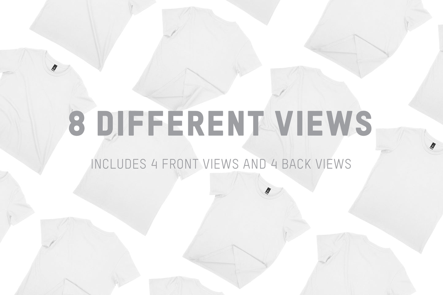 AS Colour 4001 Maple T-Shirt Mockups