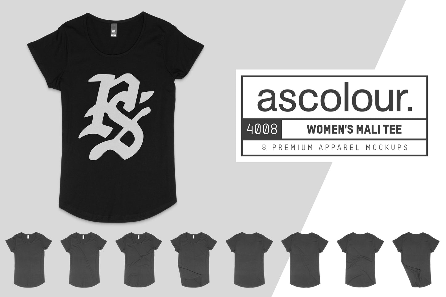 AS Colour 4008 Mali T-Shirt Mockups