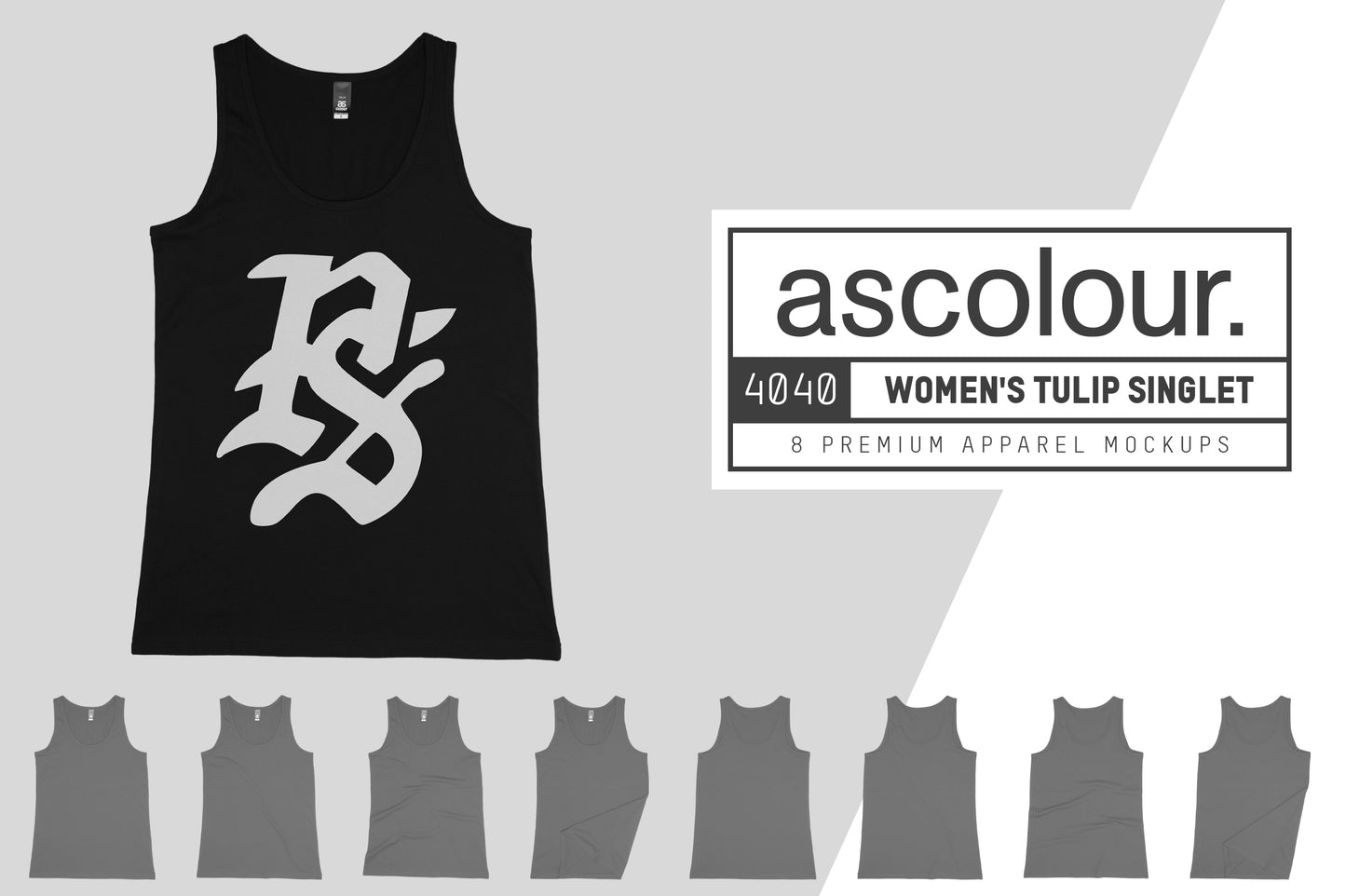 AS Colour 4040 Women's Tulip Singlet Mockups