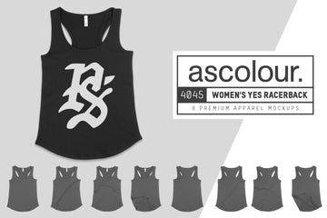 AS Colour 4045 Women's Yes Racerback Single Mockups