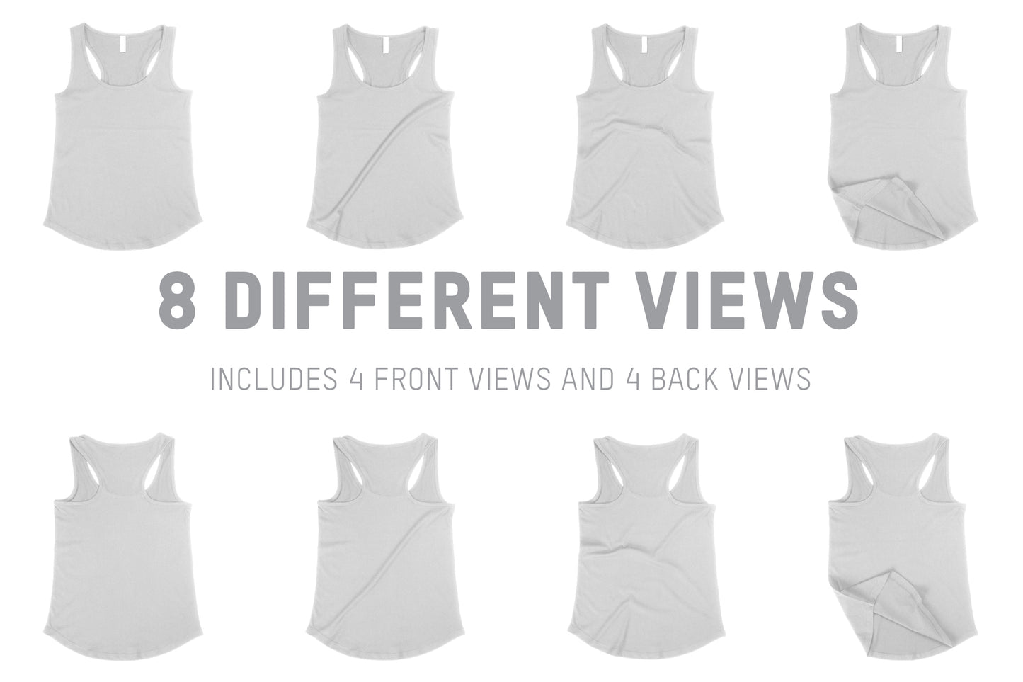 AS Colour 4045 Women's Yes Racerback Single Mockups