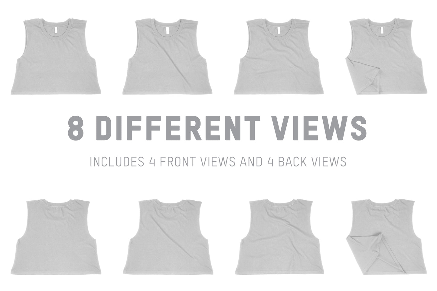 AS Colour 4068 Women's Crop Tank Mockups