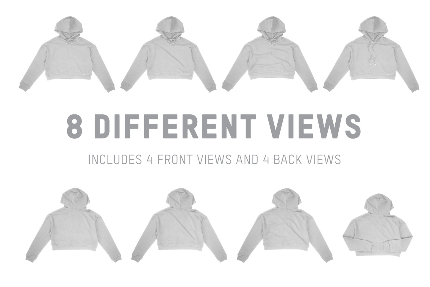 AS Colour 4122 Women's Crop Hood Mockups