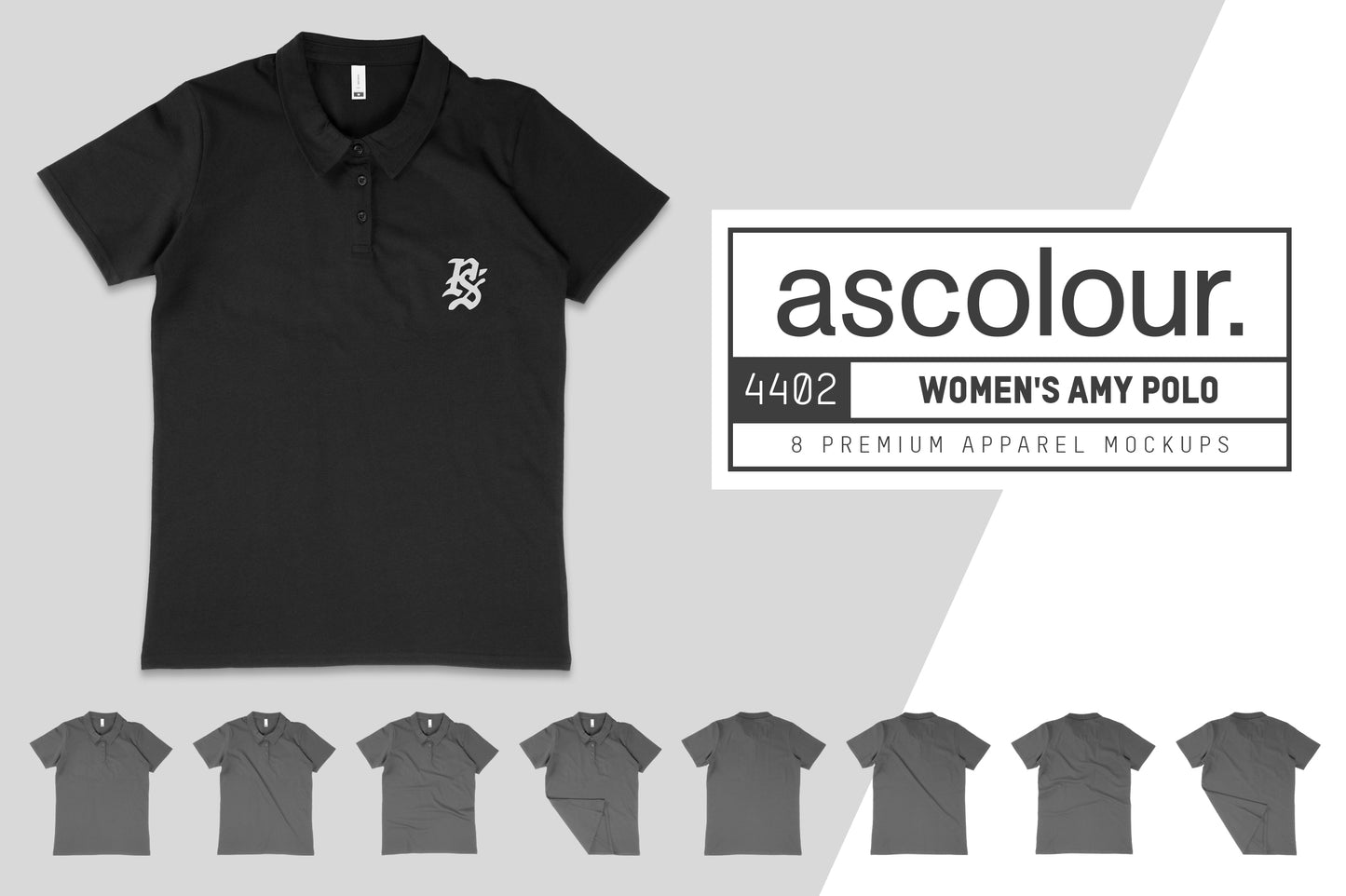 AS Colour 4402 Women's Amy Polo Mockup