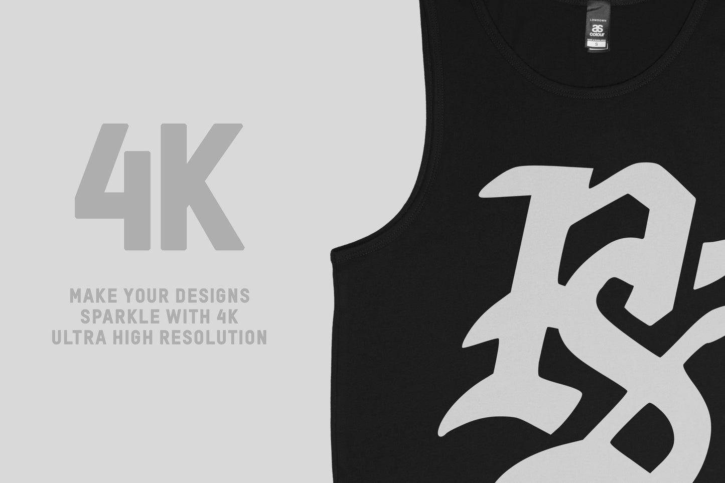 AS Colour 5007 Men's Lowdown Singlet Mockups