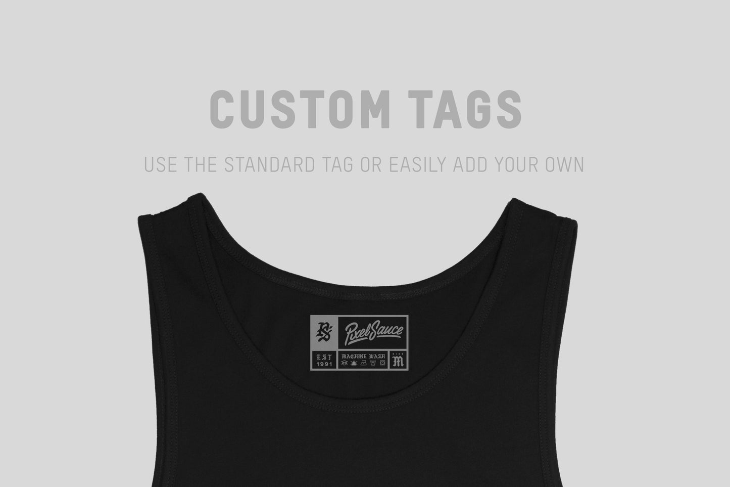 AS Colour 5007 Men's Lowdown Singlet Mockups