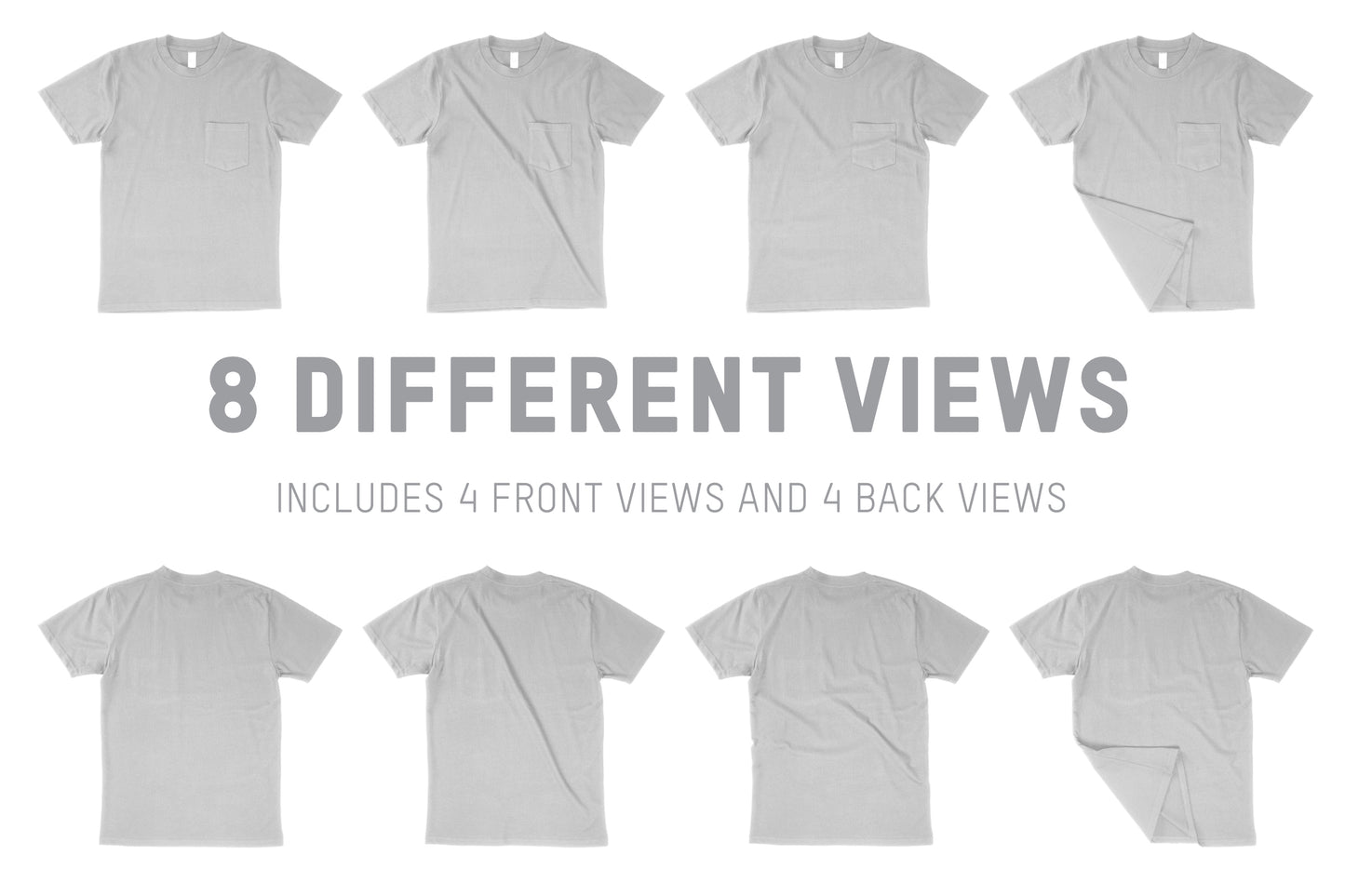 AS Colour 5027 Men's Classic Pocket Tee Mockups