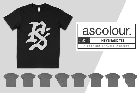 AS Colour 5051 Men's Basic Tee Mockups