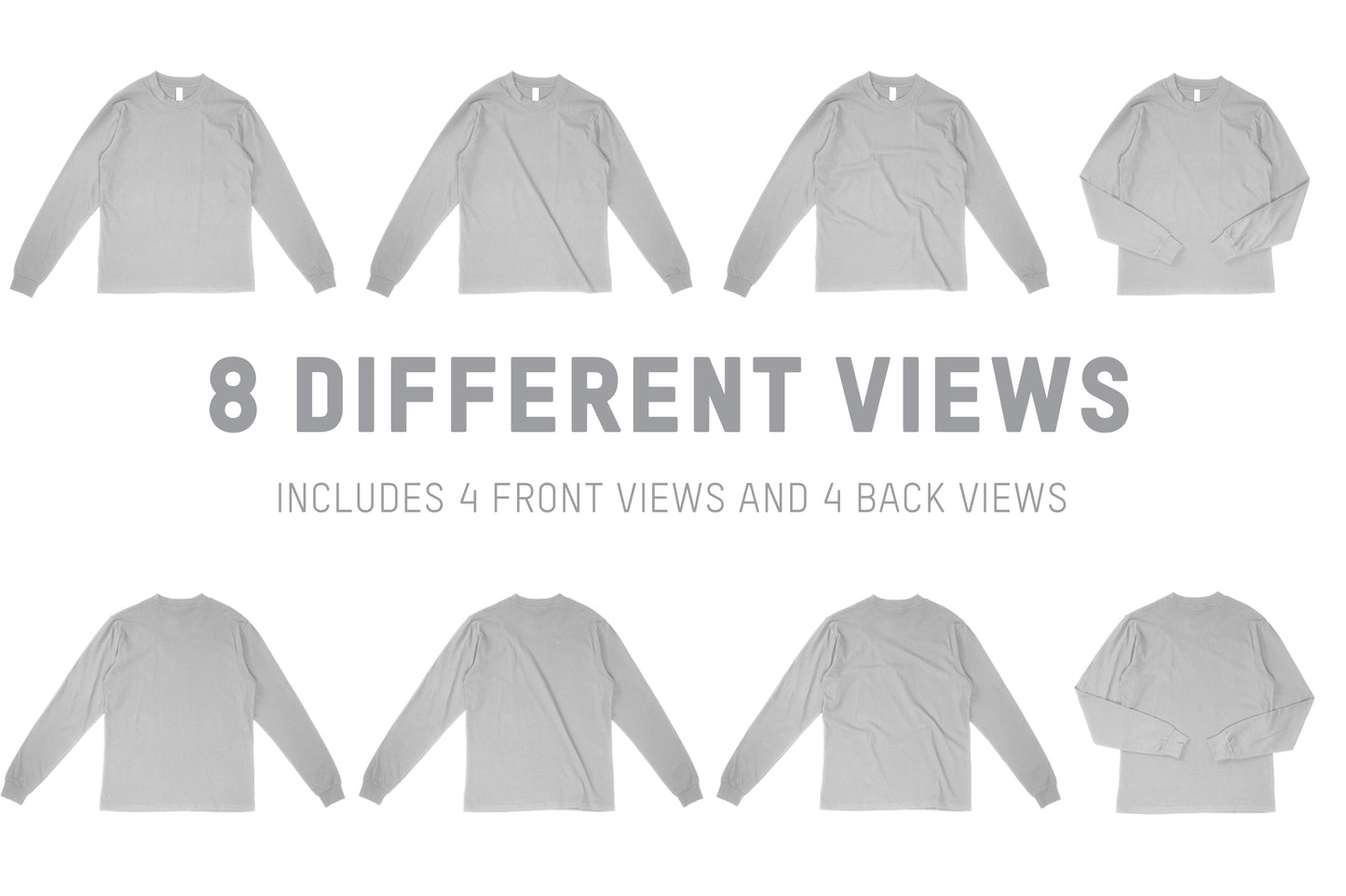 AS Colour 5056 Men's General Long Sleeve Tee Mockups