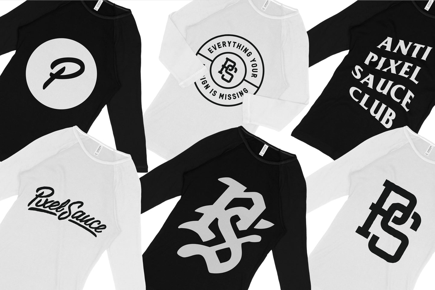 Bella + Canvas 2000 Women's 3/4 Raglan Mockups