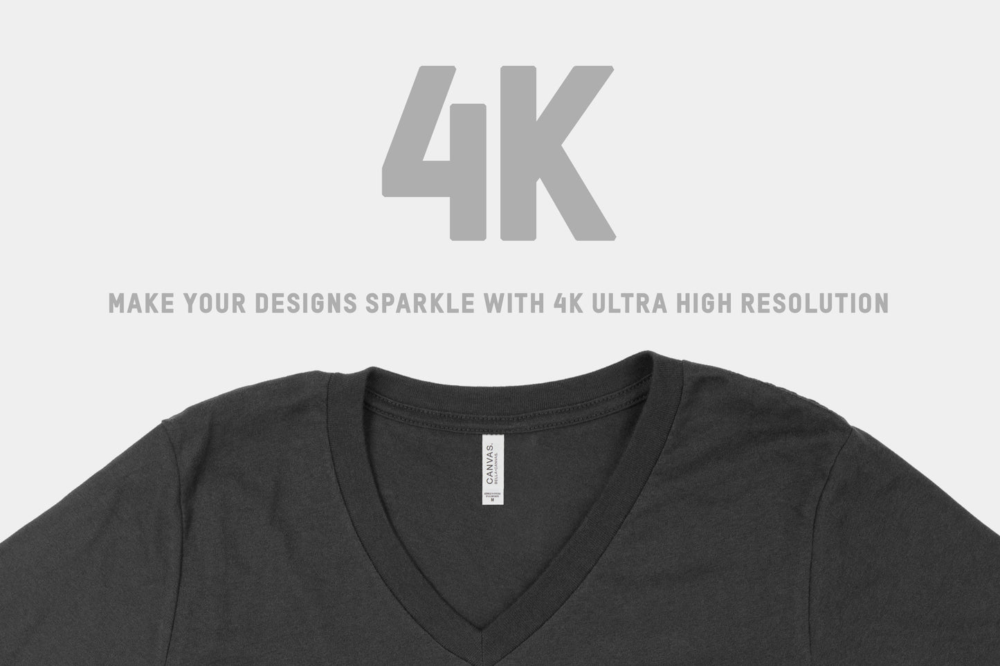 Bella + Canvas 3005 V-Neck Mockups