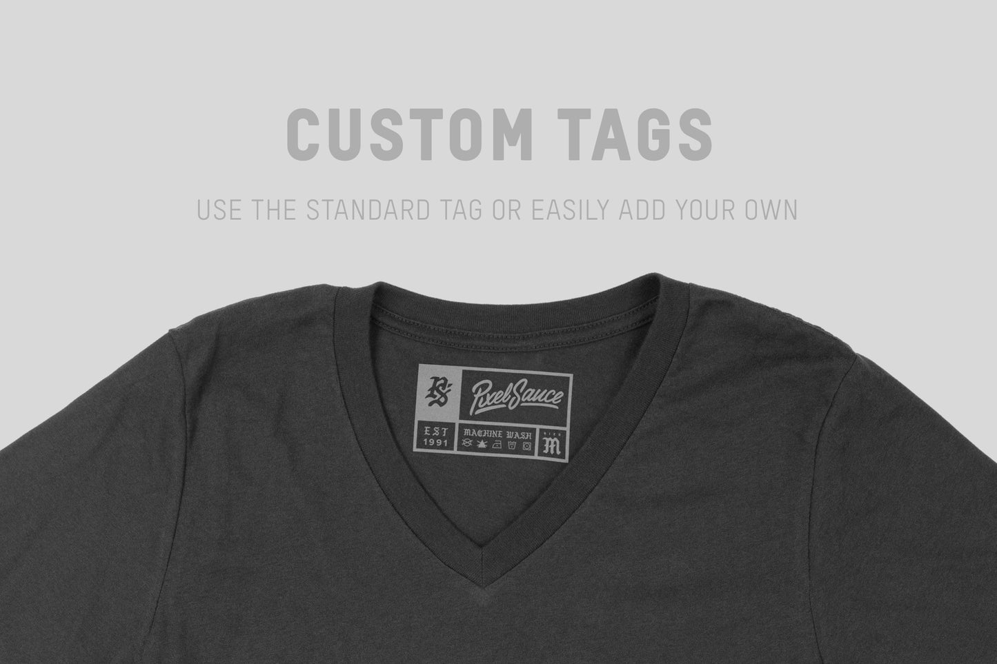 Bella + Canvas 3005 V-Neck Mockups