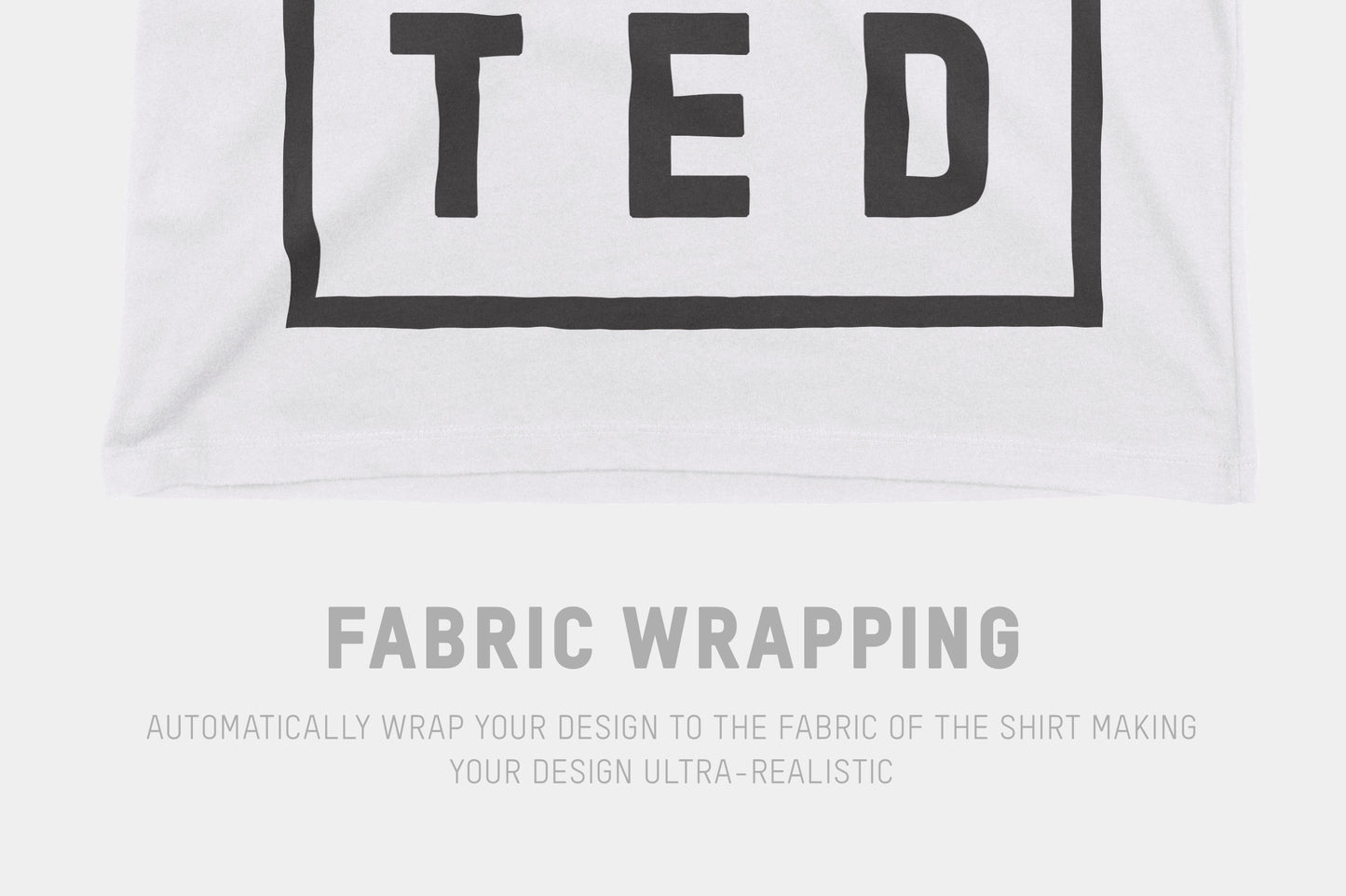 Bella + Canvas 3406 Men's Wide Neck T-Shirt Mockups