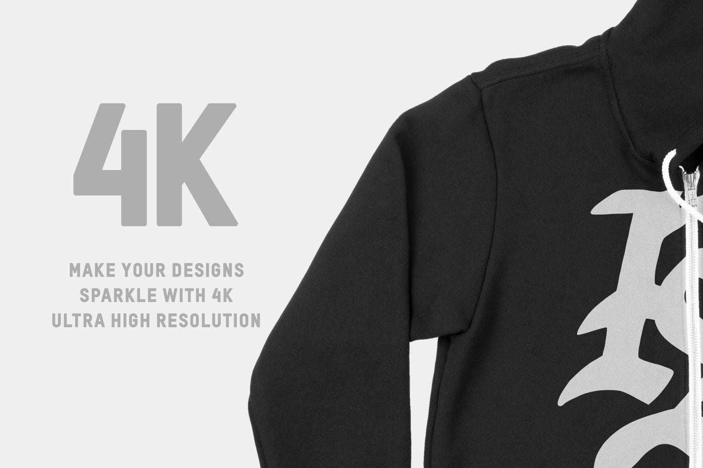 Bella + Canvas 3739 Zip-Up Hoodie Mockups