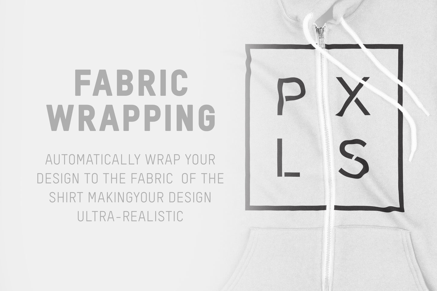 Bella + Canvas 3739 Zip-Up Hoodie Mockups
