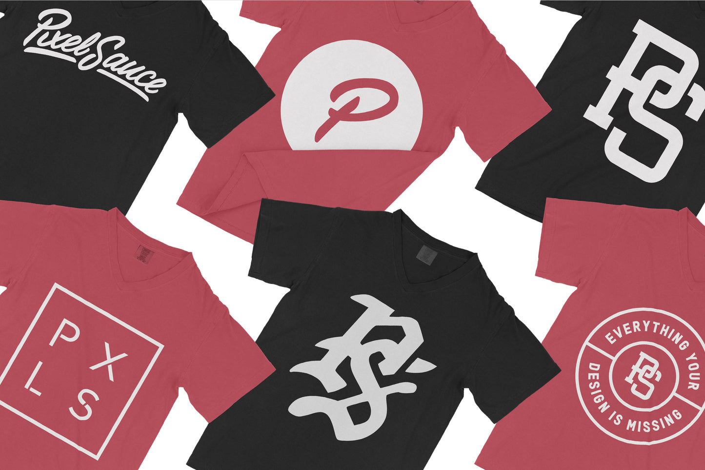 Comfort Colors 4099 Adult V-Neck T-Shirt Mockups