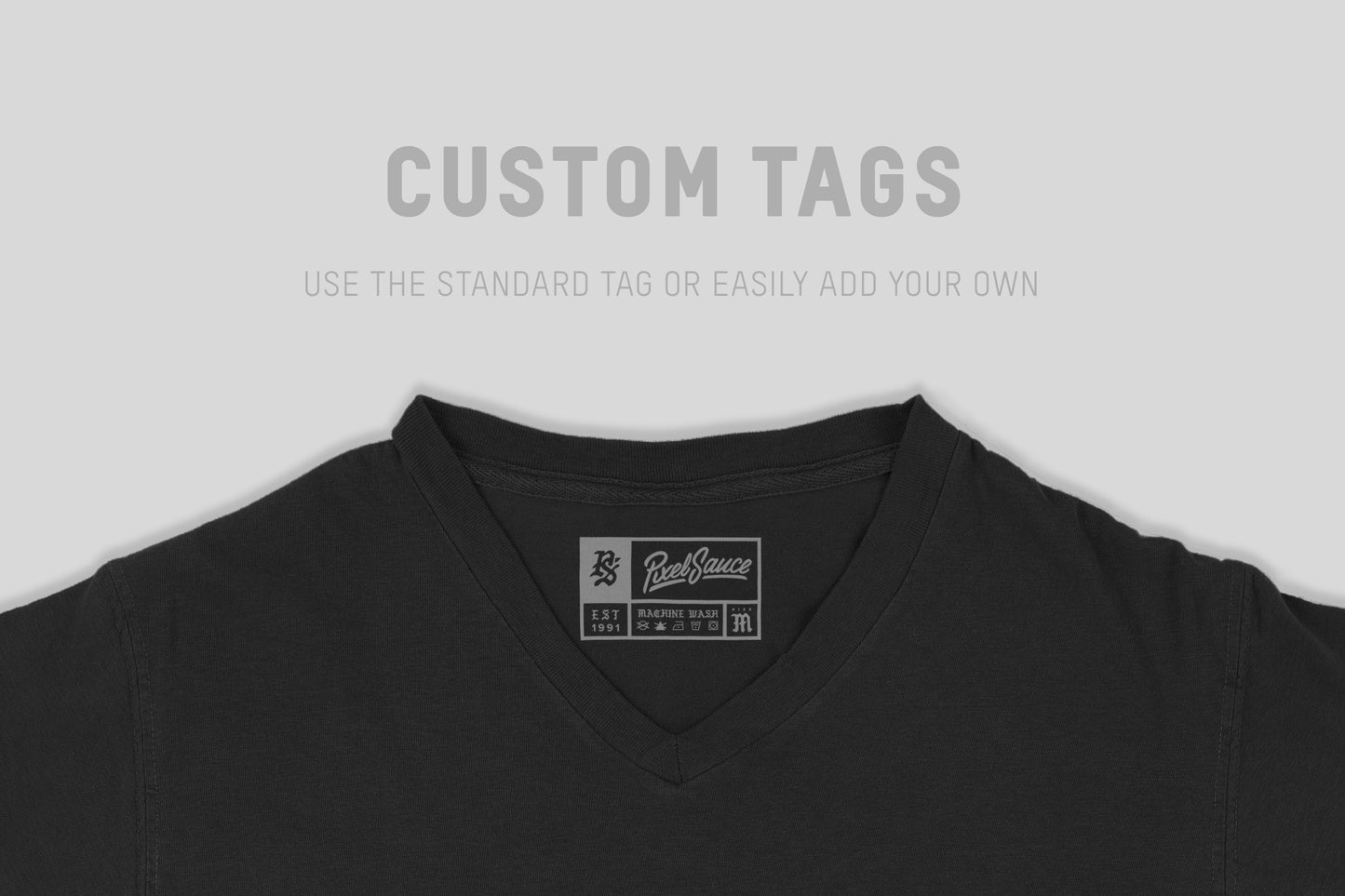 Comfort Colors 4099 Adult V-Neck T-Shirt Mockups