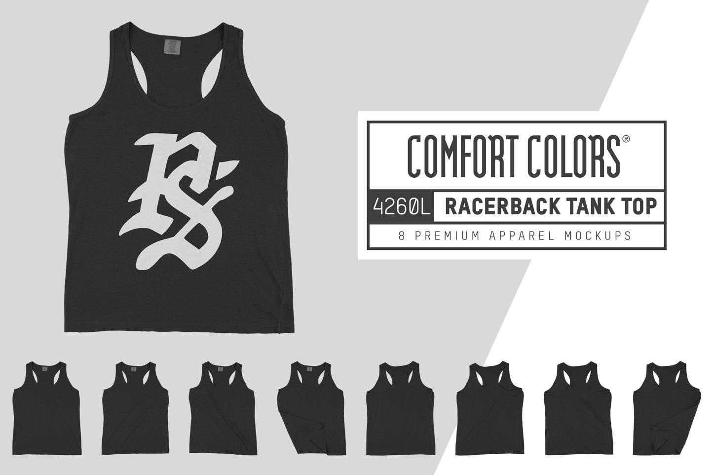 Comfort Colors 4260L Racerback Tank Mockups