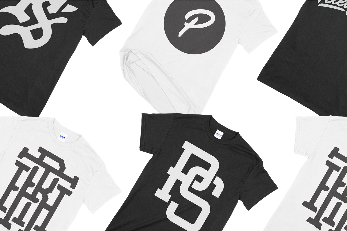 Gildan 8000 Dryblend Adult T-shirt Mockups