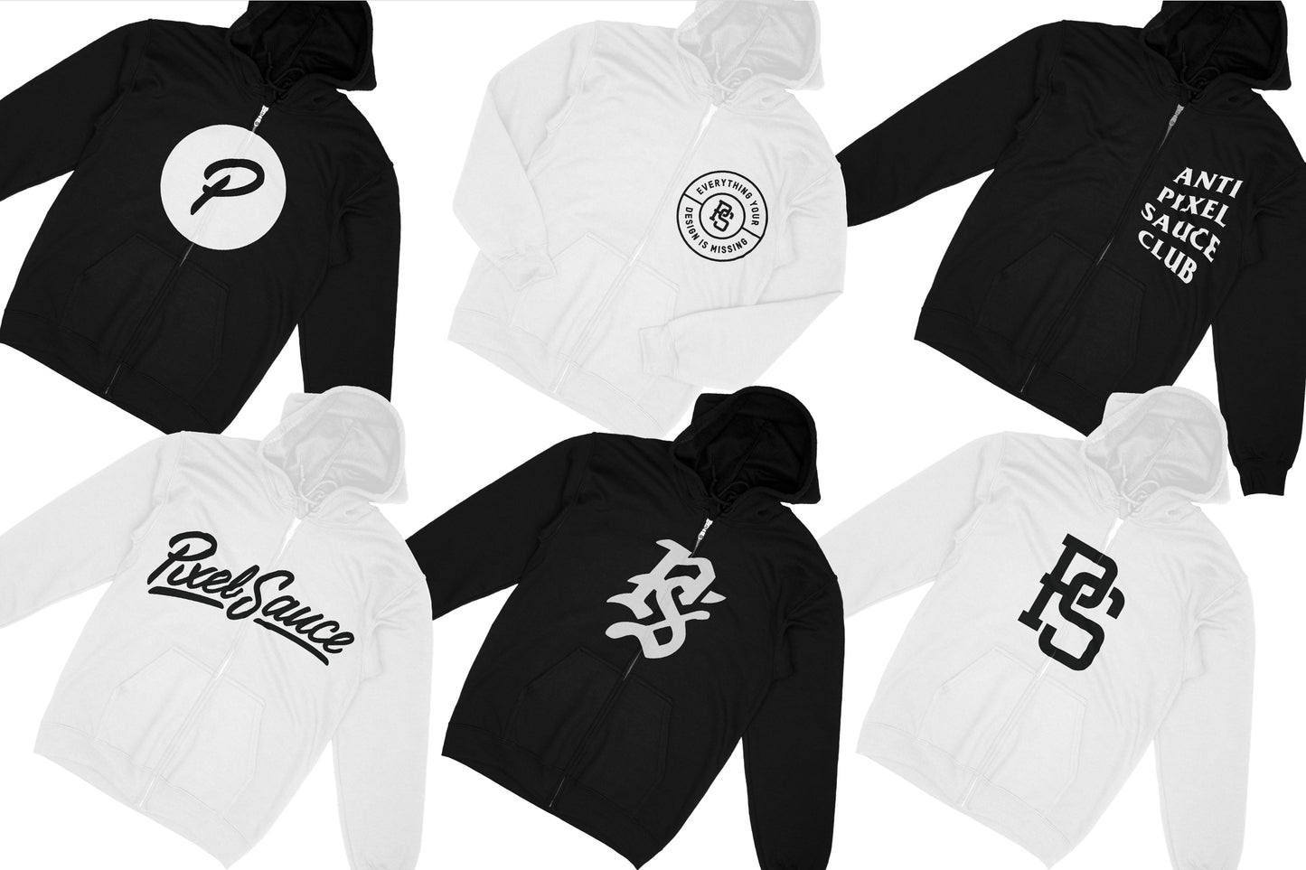 Gildan 18600 Zip Hooded Sweatshirt Mockups