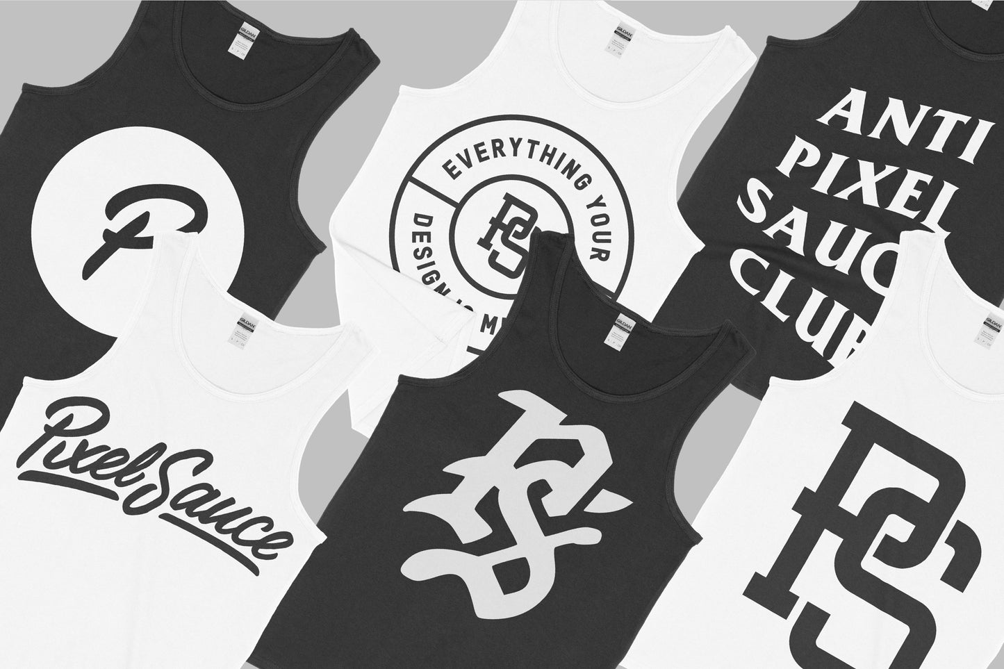 Gildan 5200 Adult Tank Top Mockups