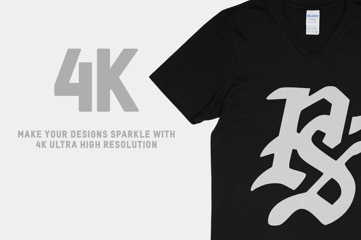Gildan 64V00 Adult V-Neck T-Shirt Mockups
