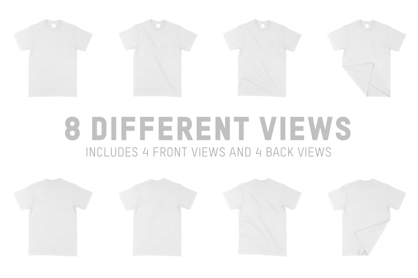 Gildan H300 Hammer Pocket T-Shirt Mockups