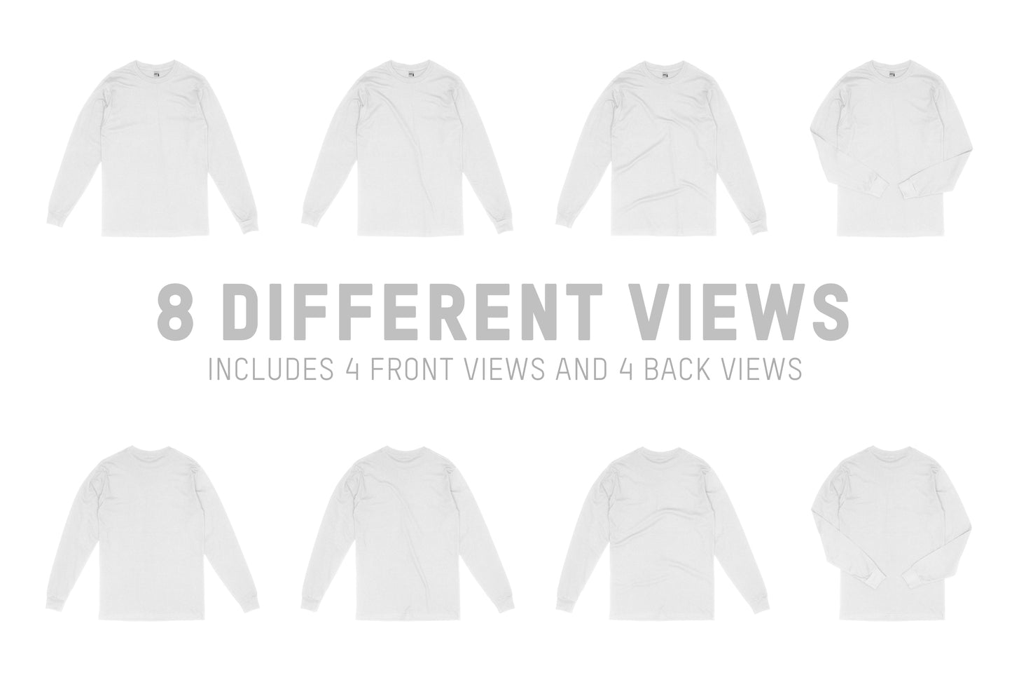 Gildan H400 Hammer Longsleeve T-Shirt Mockups