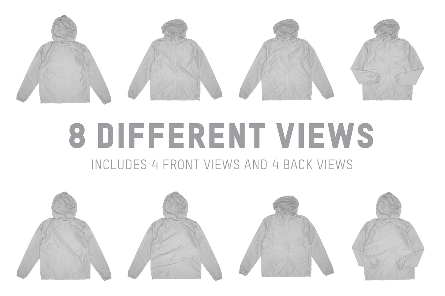 Independent EXP54LWZ Windbreaker Jacket Mockups