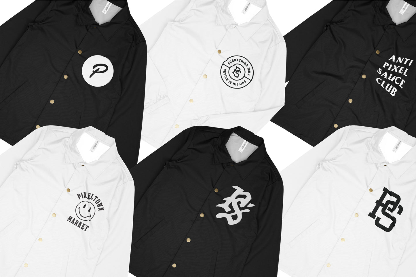 Independent EXP99CNB Coaches Jacket Mockups