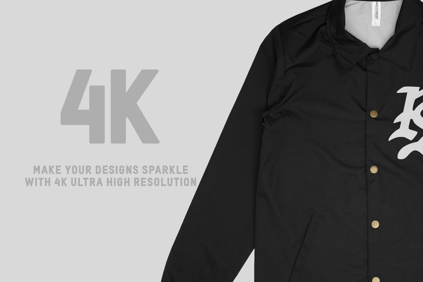Independent EXP99CNB Coaches Jacket Mockups