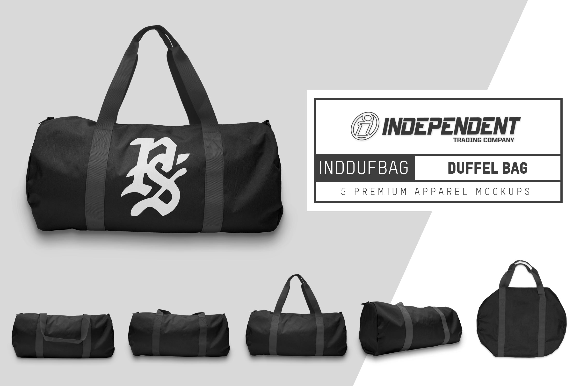 Independent INDDUFBAG Duffel Bag Mockups – Pixel Sauce