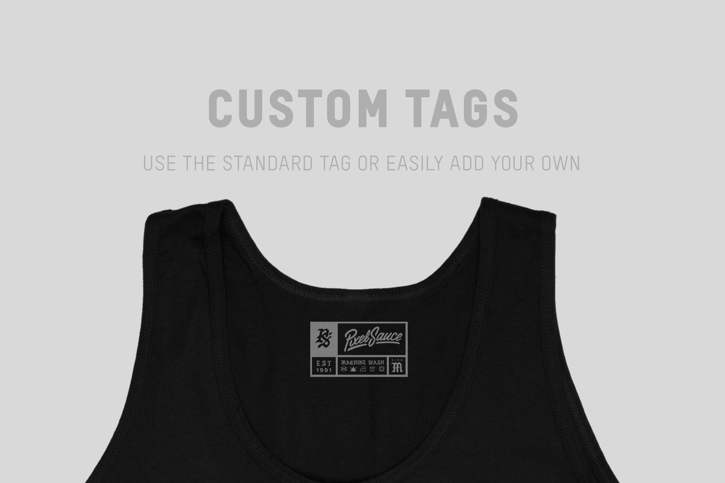 Los Angeles Apparel 1815GD Classic Tank Top Mockups
