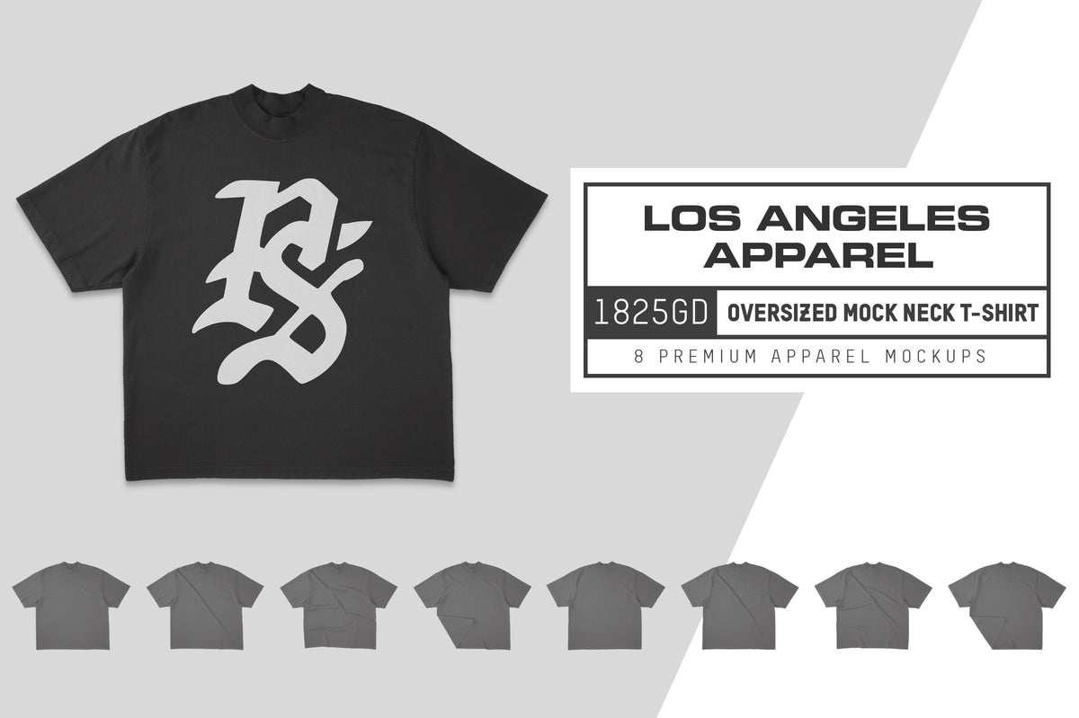 Los Angeles Apparel 1801GD T-Shirt Mockups – Pixel Sauce