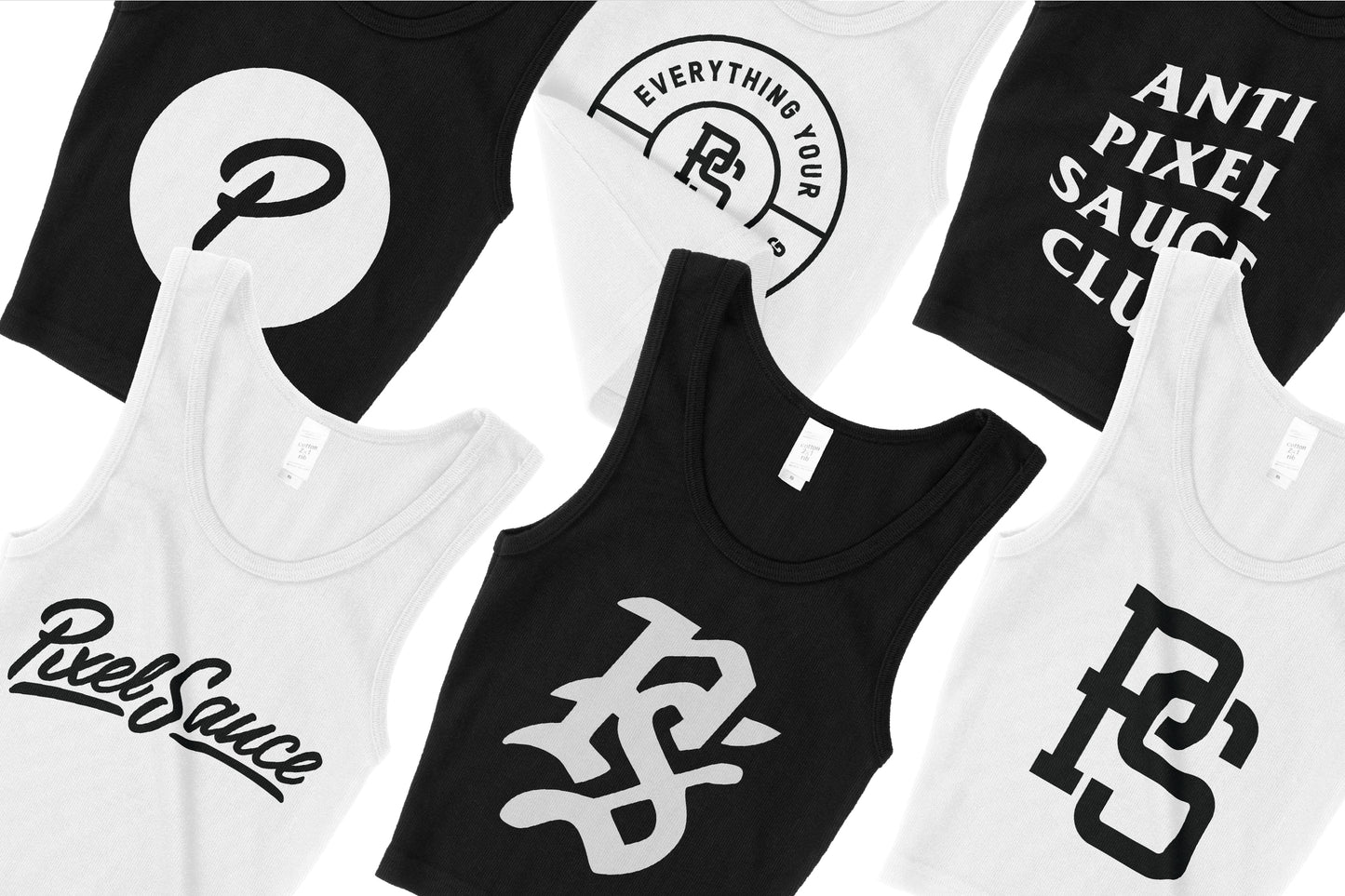 Los Angeles Apparel 3380GD Rib Crop Tank Mockups